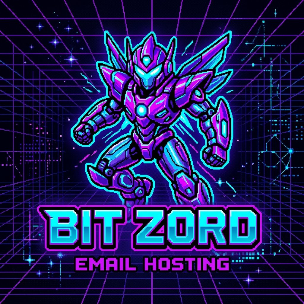 Bit Zord Cyber Robot Logo